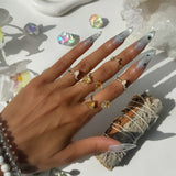 Double The Attention Citrine Ring