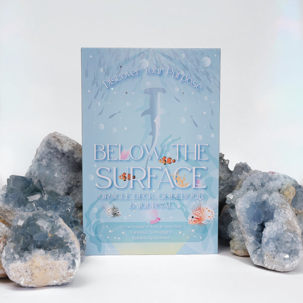 Below The Surface Oracle Deck, Guidebook + Journal